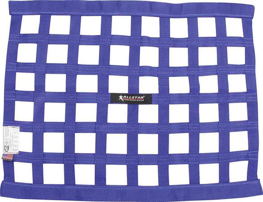 ALLSTAR PERFORMANCE ALL10286 Window Net Border Style 18 x 24 SFI Blue