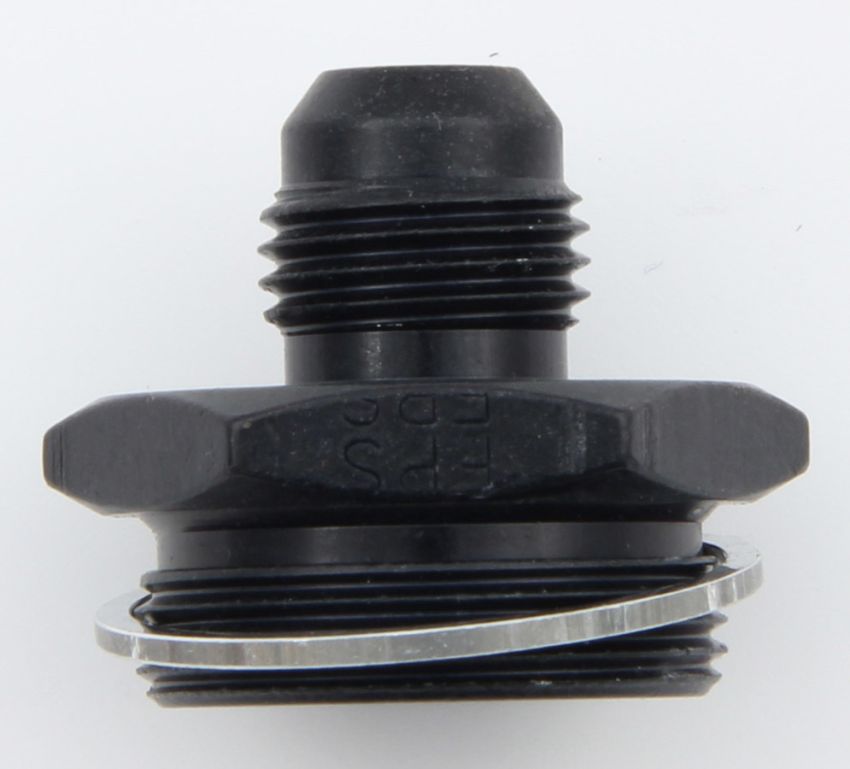FRAGOLA FRG491960-BL Male Adapter Fitting #6 x 1-20 Rochester Blk
