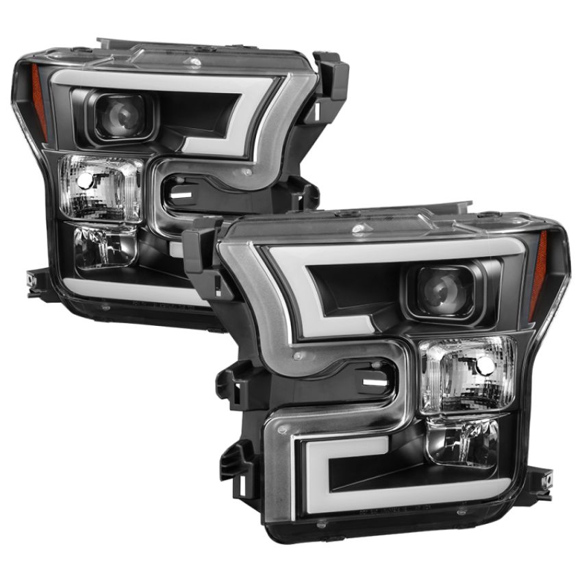 SPYDER 5083531 Projector Headlights - Light Bar DRL LED - Black
