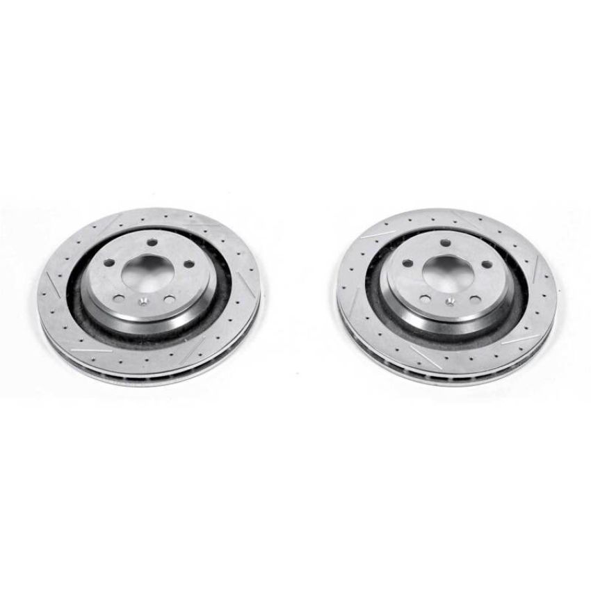 PowerStop AR8287XPR PowerStop Evolution Performance Drilled, Slotted & Plated Brake Rotor Pair