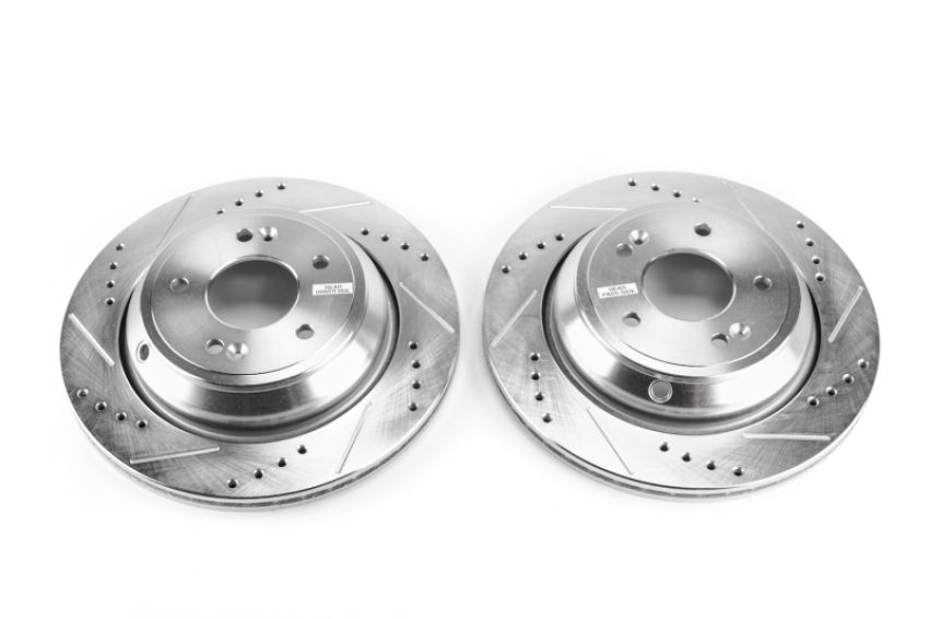 PowerStop JBR1534XPR PowerStop Evolution Performance Drilled, Slotted & Plated Brake Rotor Pair