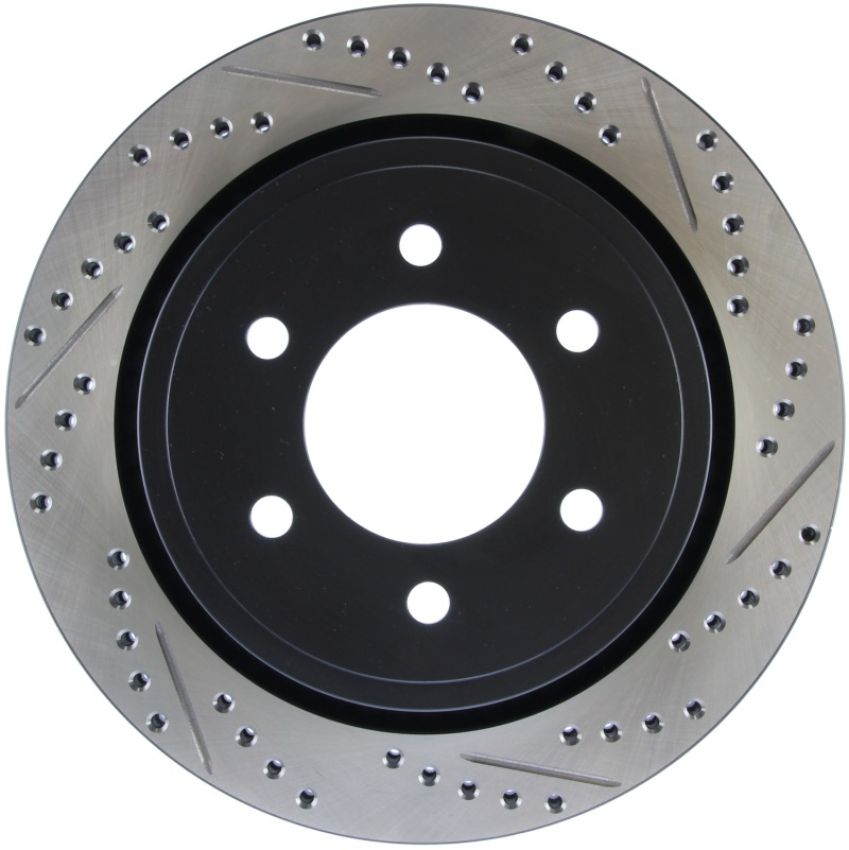 Stoptech 127.65135L Slotted & Drilled Sport Brake Rotor