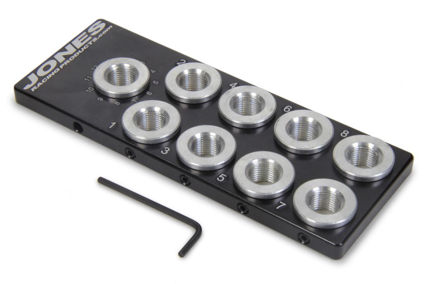 JONES RACING PRODUCTS JRPSP-8101-V8-A Spark Plug Indexer 9 Hole w/ Rotatable Insert