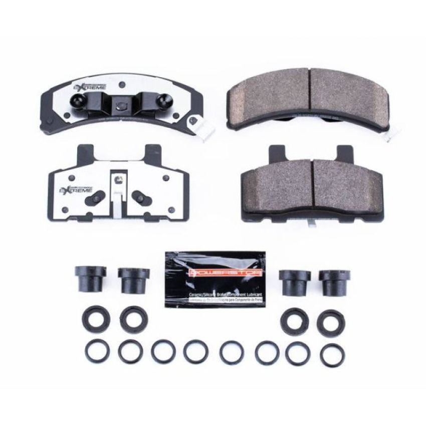 PowerStop Z36-368 PowerStop - Z36 Truck and SUV Carbon-Fiber Ceramic Brake Pads with Hardware Kit