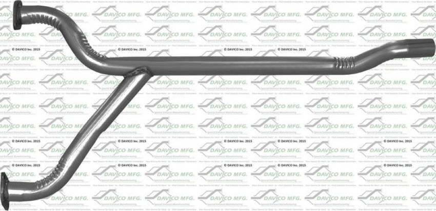 Davico Mfg 925307 Prebent exhaust pipe