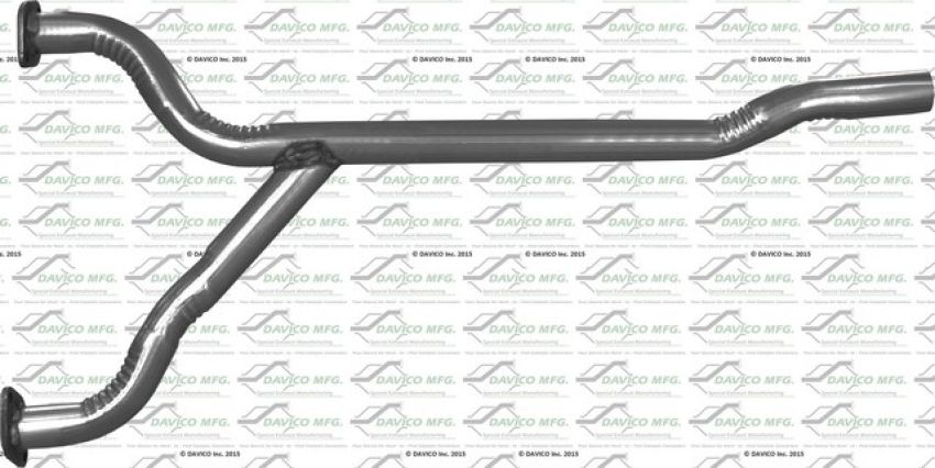 Davico Mfg 925366 Prebent exhaust pipe