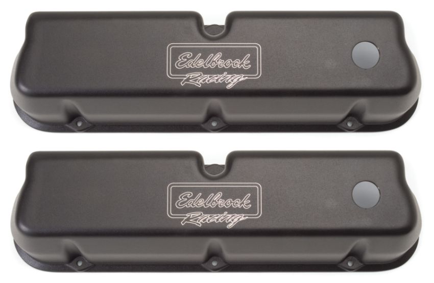 Edelbrock 41263 Valve Cover Victor Series Ford 289-302-351W CI V8 Tall Black