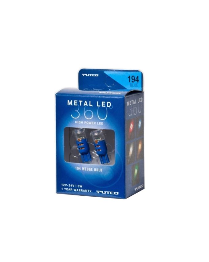 Putco 340194B-360 194 - Blue Metal 360 LED