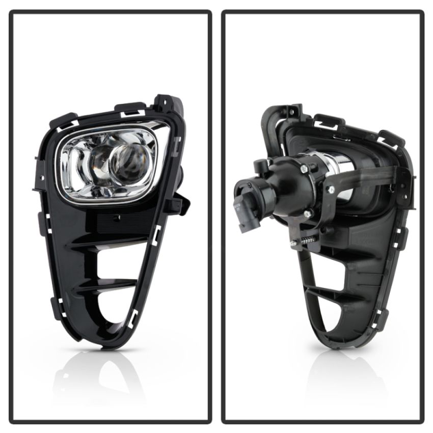 SPYDER 5087058 OEM Style Fog Light w/Universal Switch - Clear