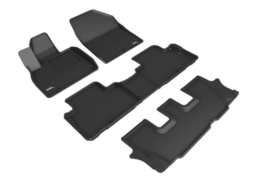 3D MAXpider L1KA05201509 20-24 Kia Telluride 8-Seat Kagu Black R1 R2 R3