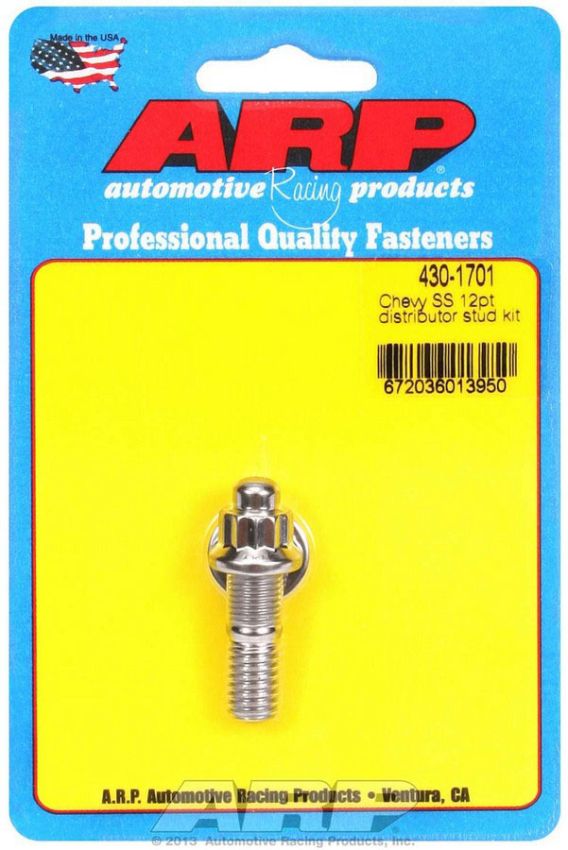 ARP ARP430-1701 S/S Chevy Distributor Stud Kit 12pt.