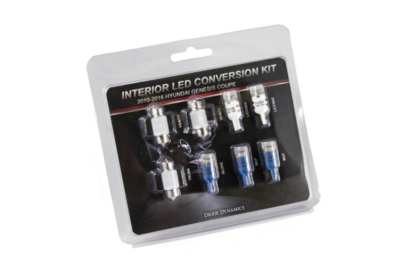 Diode Dynamics DD0269 10-16 Hyundai Genesis Coupe Interior Kit Stage 2 - Blue