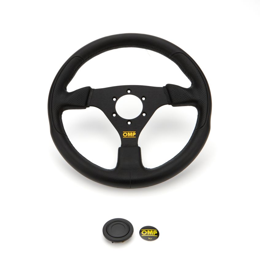 OMP RACING, INC. OMPOD0-1981-071 Racing GP Steering Wheel 3 Spoke 330mm Black