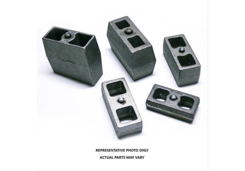 Superlift 048-2 Universal Application - Rear Lift Block - 4in Lift - w/ Flat - Pair