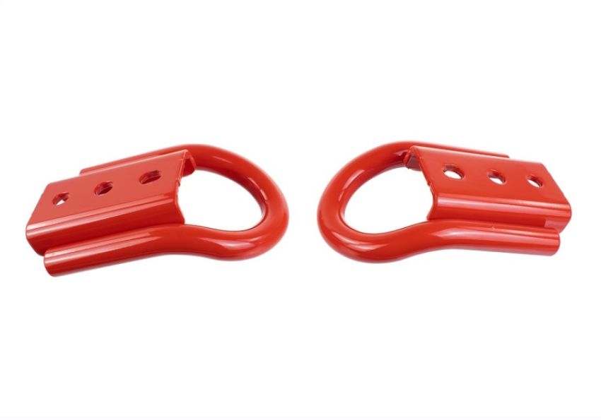 Ford Racing M-18954-BTHR 2021 -2025 Bronco Rear Tow Hook Pair-Red