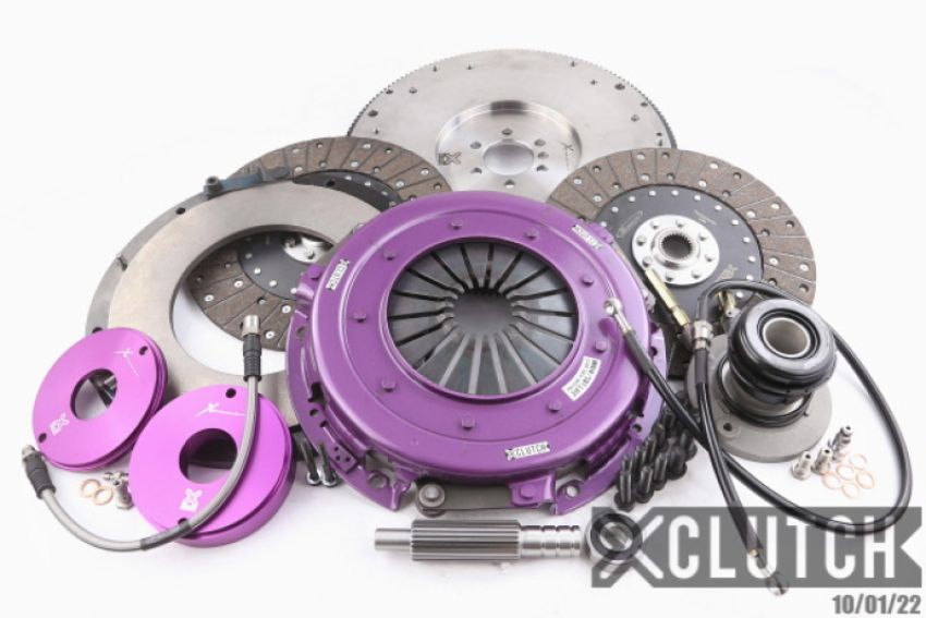 XCLUTCH XKGM27639-2G 10-15 Chevrolet Camaro 6.2L 10.5in Twin Solid Organic Clutch Kit