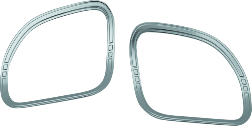 Kuryakyn 7385 Tri-Line Speaker Accents For Road Glide Chrome