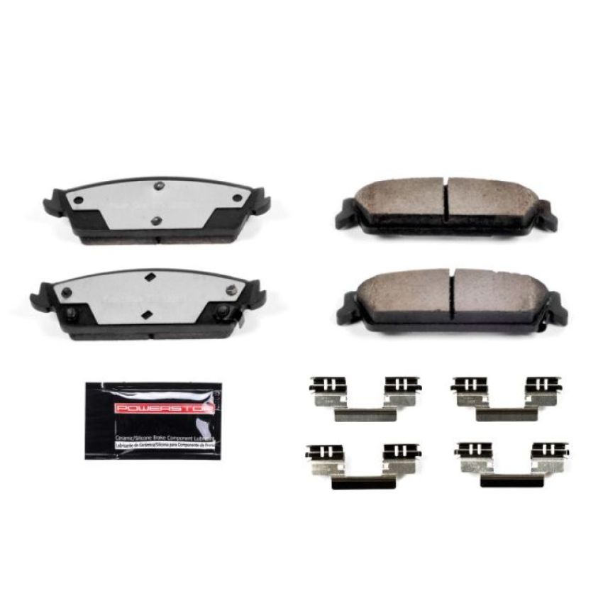 PowerStop Z36-1194 PowerStop - Z36 Truck and SUV Carbon-Fiber Ceramic Brake Pads with Hardware Kit