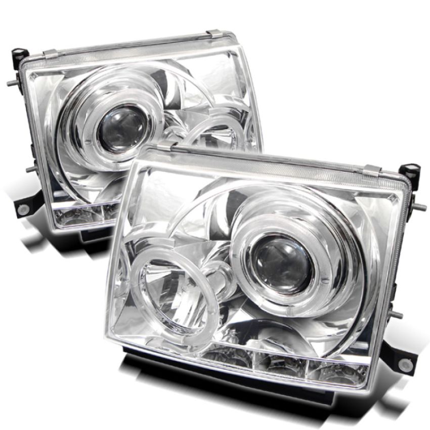 SPYDER 5011954 Projector Headlights - LED Halo - Chrome