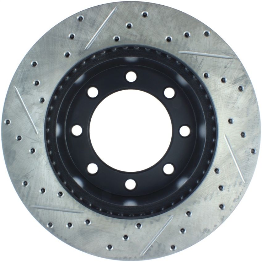 Stoptech 127.65112L Slotted & Drilled Sport Brake Rotor