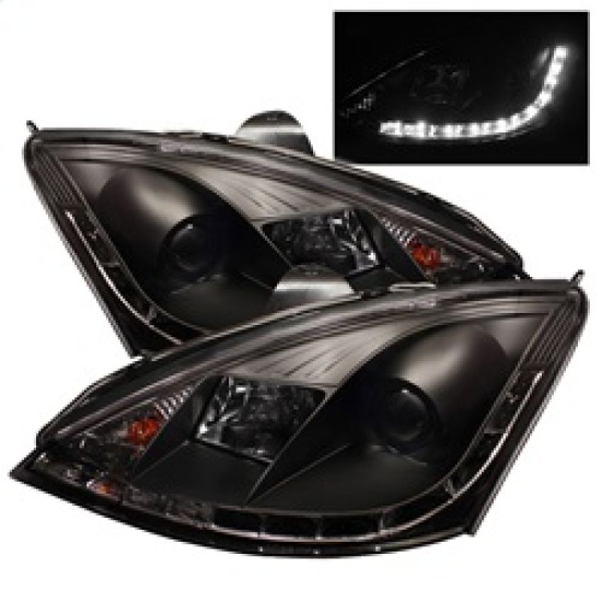 SPYDER 5010162 Projector Headlights - DRL - Black