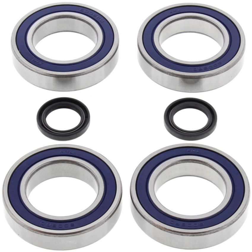 All Balls Racing 25-1128 83-84 Kawasaki KLT200C Wheel Bearing Kit Rear