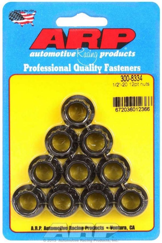 ARP ARP300-8334 1/2-20 12pt. Nuts (10)