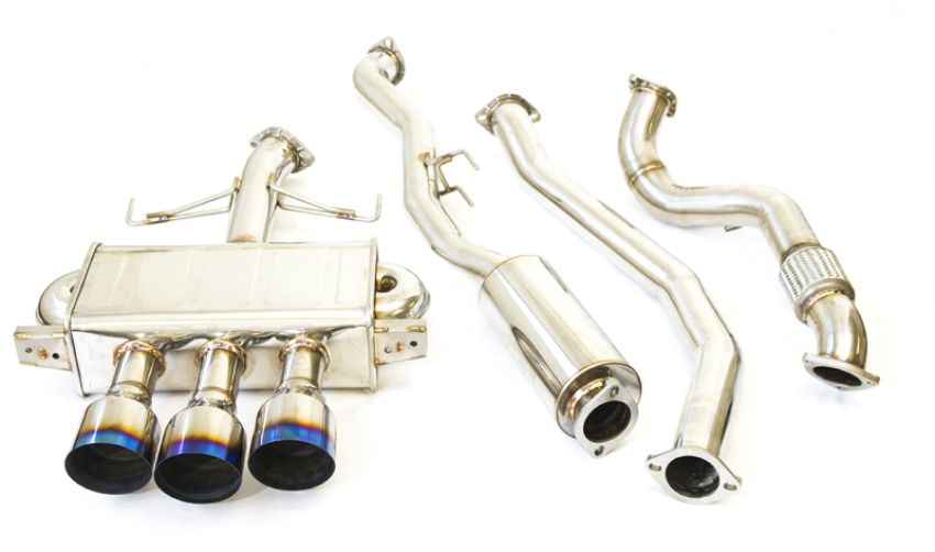 Invidia HS17CTRFQ33ST 17-19 Honda Civic Type R Q300 Triple Titanium Tip Cat-back Exhaust
