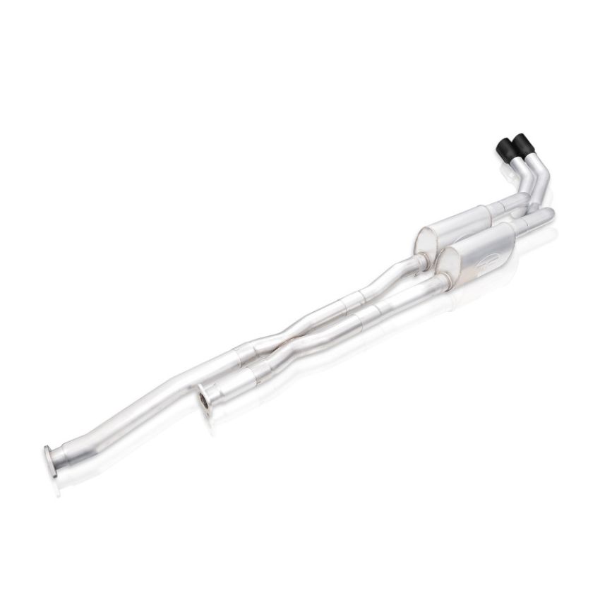 Stainless Works TOYT14CBL-B 2014+ Toyota Tundra 5.7L Legend Series Cat-Back Exhaust w/Black Tips