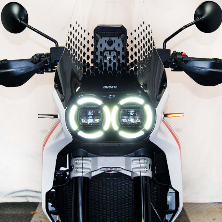 New Rage Cycles DESERTX-FB 22+ Ducati DesertX Front Turn Signals