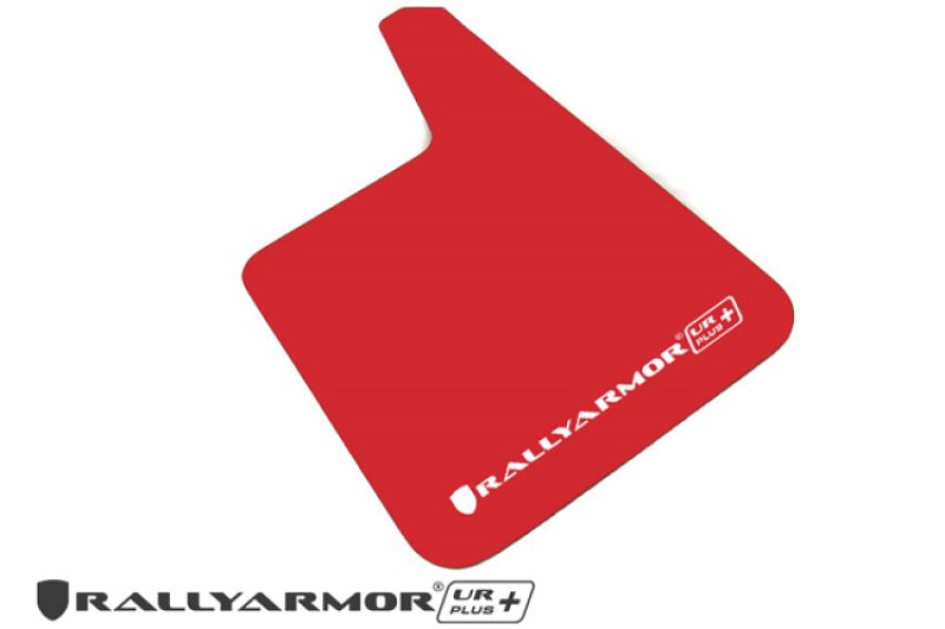 Rally Armor MF20-URP-RD/WH Red Mud Flap/White Logo