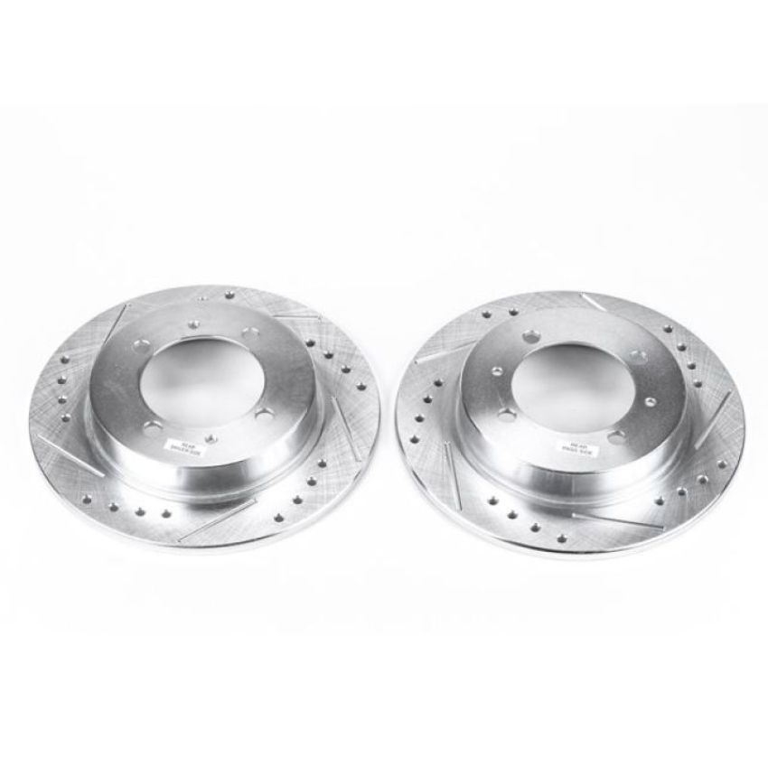 PowerStop EBR645XPR PowerStop Evolution Performance Drilled, Slotted & Plated Brake Rotor Pair