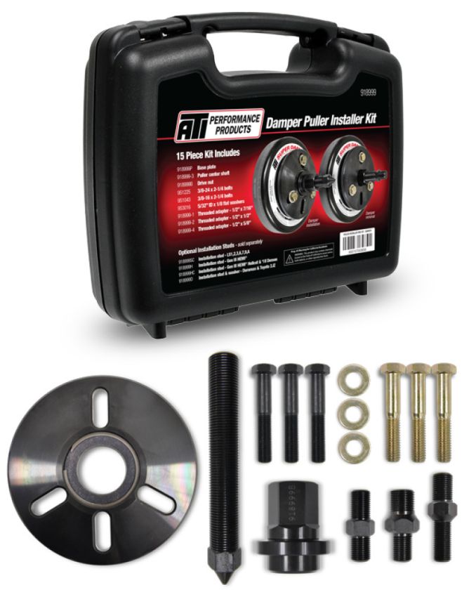 ATI ATI918999SC Installon Stud - LS1/2/3/6/7/9/A - M16x2.0x5.6 Long - Damper Puller Metric Adapter