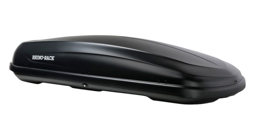 Rhino-Rack RMFT530A Masterfit 530L Cargo Roof Box w/ 3 Load Securing Straps - Black