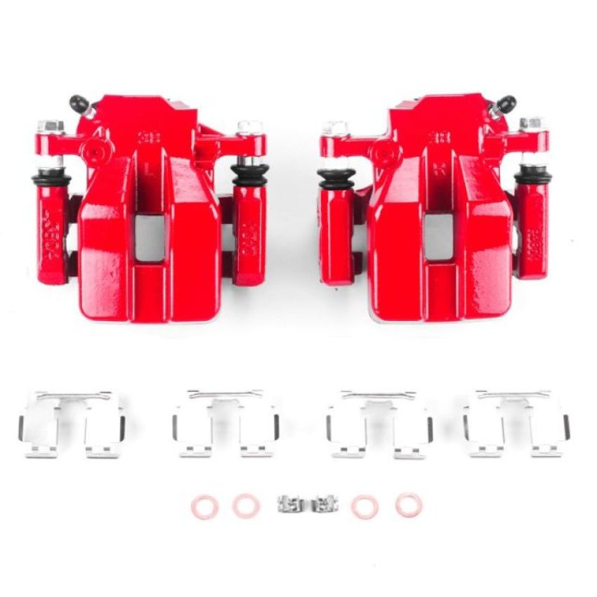 PowerStop S7049 Red Powder Coated Calipers