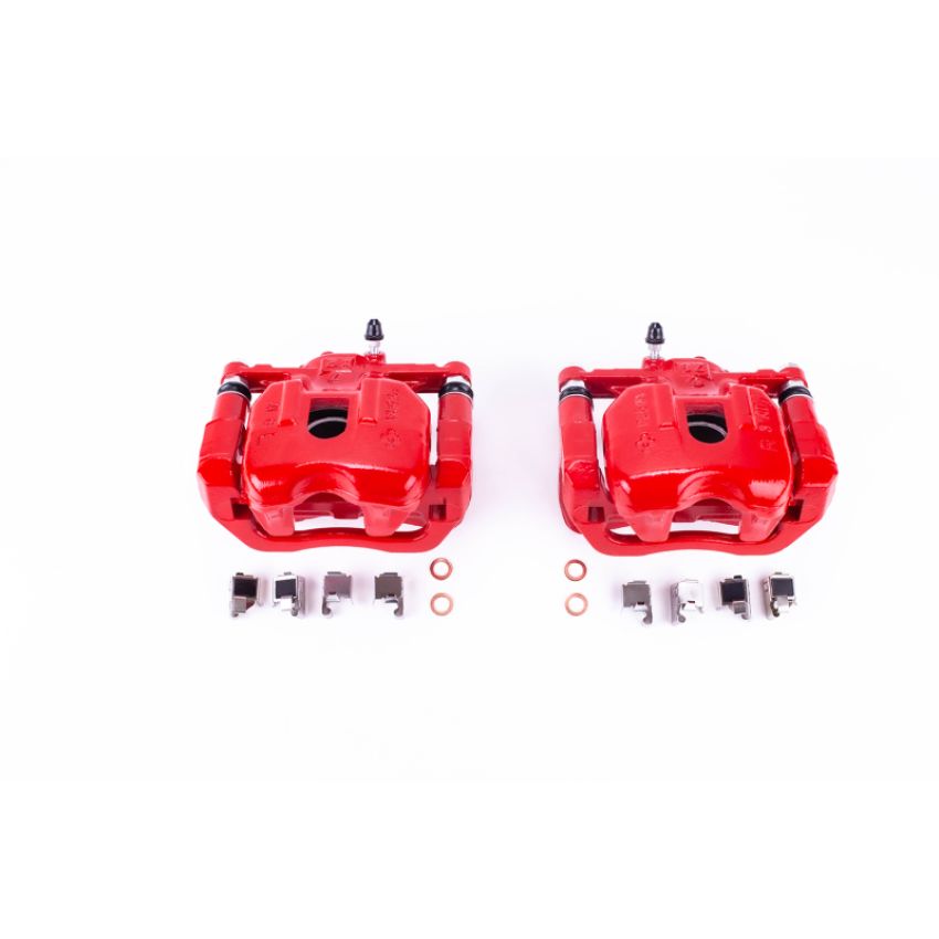 PowerStop S1812 Red Powder Coated Calipers