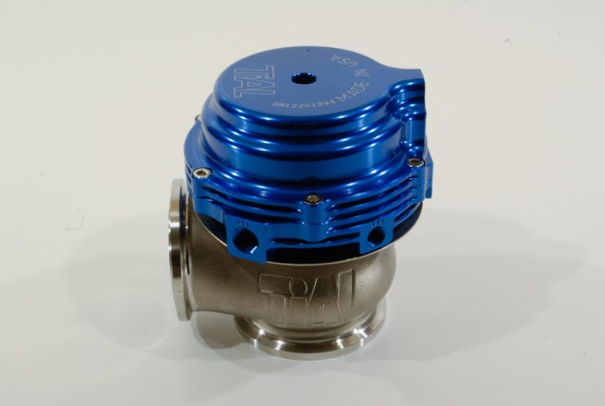 TiALSport MVR Wastegate 44mm 14.5 PSI w/V-Band Clamps - Blue