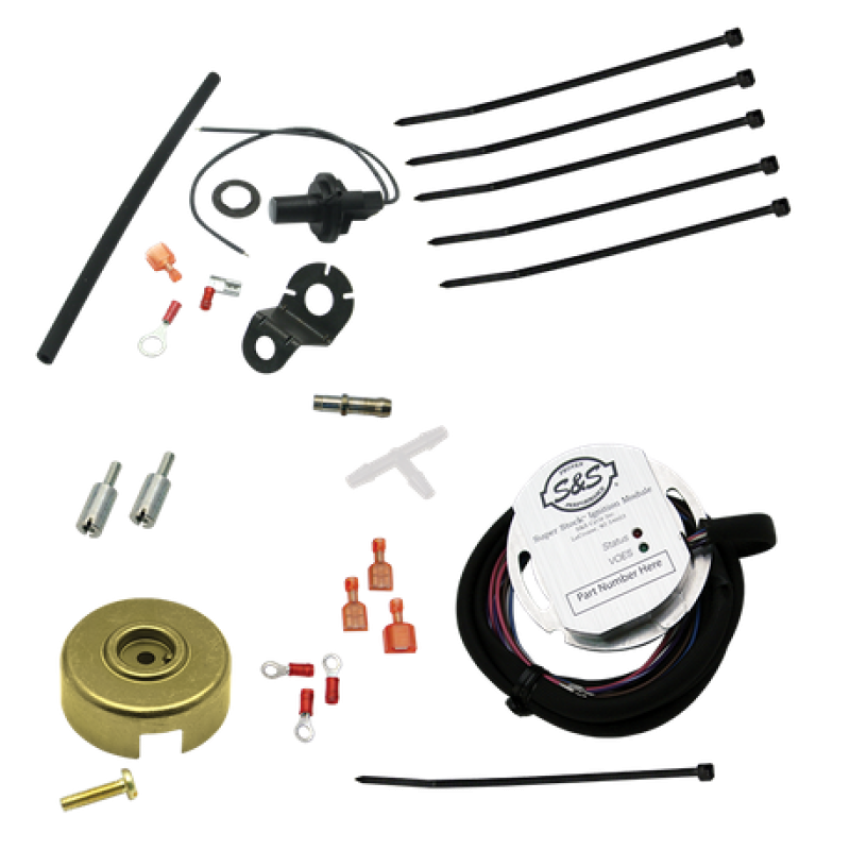 S&S Cycle 55-1354 84-99 BT 96in Super Stock 96in Ignition Kit