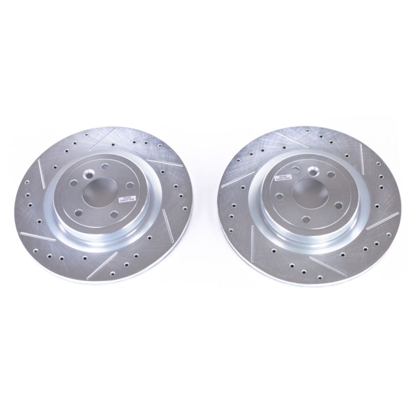 PowerStop EBR1634XPR PowerStop Evolution Performance Drilled, Slotted & Plated Brake Rotor Pair