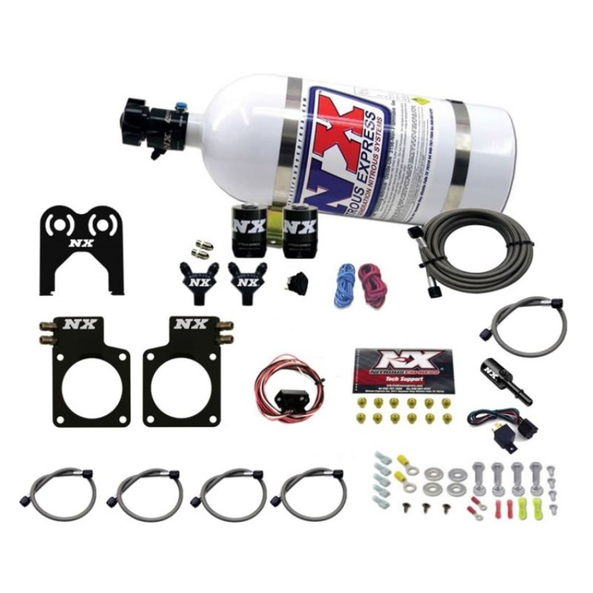 Nitrous Express 20717-10 NISSAN GT-R NITROUS PLATE SYSTEM (35-300HP) W/ 10LB BOTTLE