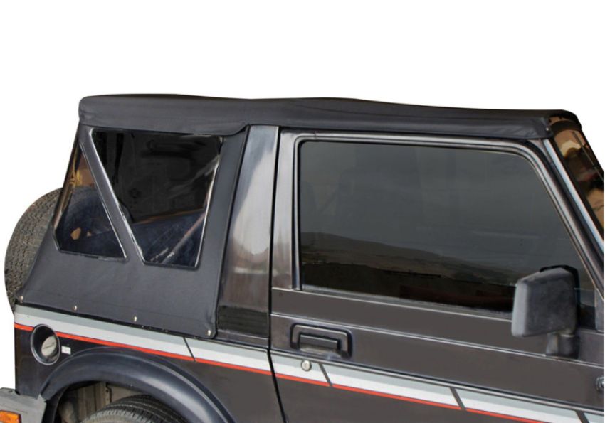 Rampage 98535 1986-1994 Suzuki Samurai Soft Top OEM Replacement - Black Diamond