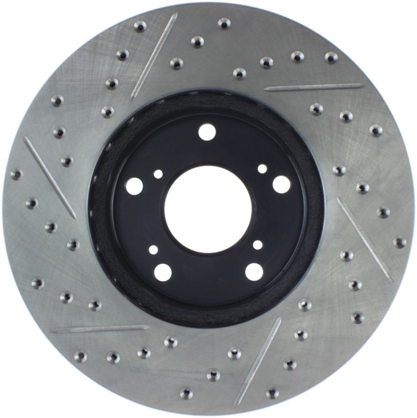 Stoptech 127.40036L 06-08 Civic GX / 02-04 CR-V / 98-02 Honda Accord V6 / 03-07 Accord 4 cyl/V6 MT Slotted & D