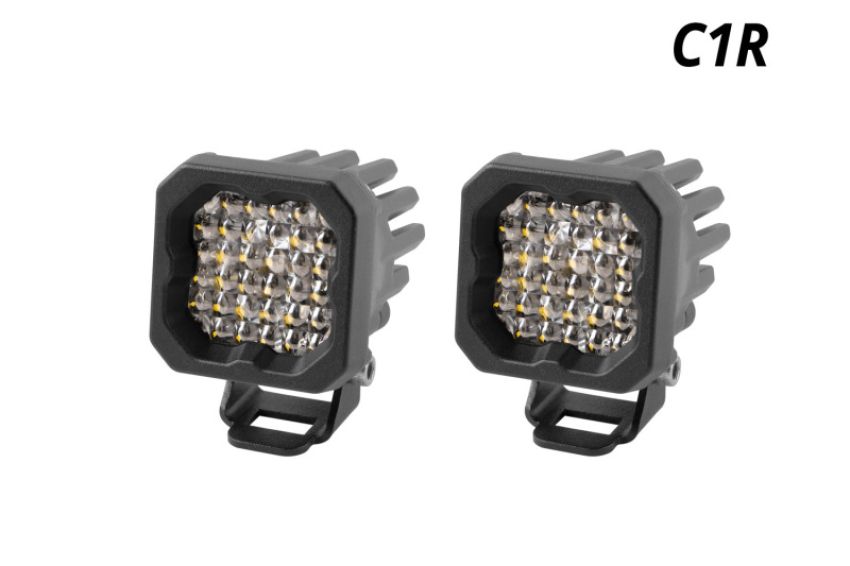 Diode Dynamics DD7423P Stage Series C1R - White Flood Standard LED Pod (Pair)