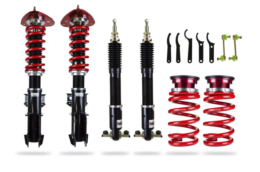 Pedders PED-162099 2015+ Ford Mustang S550 Includes Plates Extreme Xa Coilover Kit