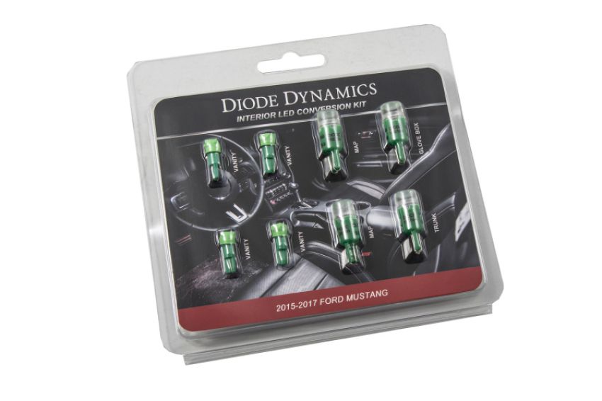 Diode Dynamics DD0280 Mustang Interior Light Kit 15-17 Mustang Stage 1 - Green