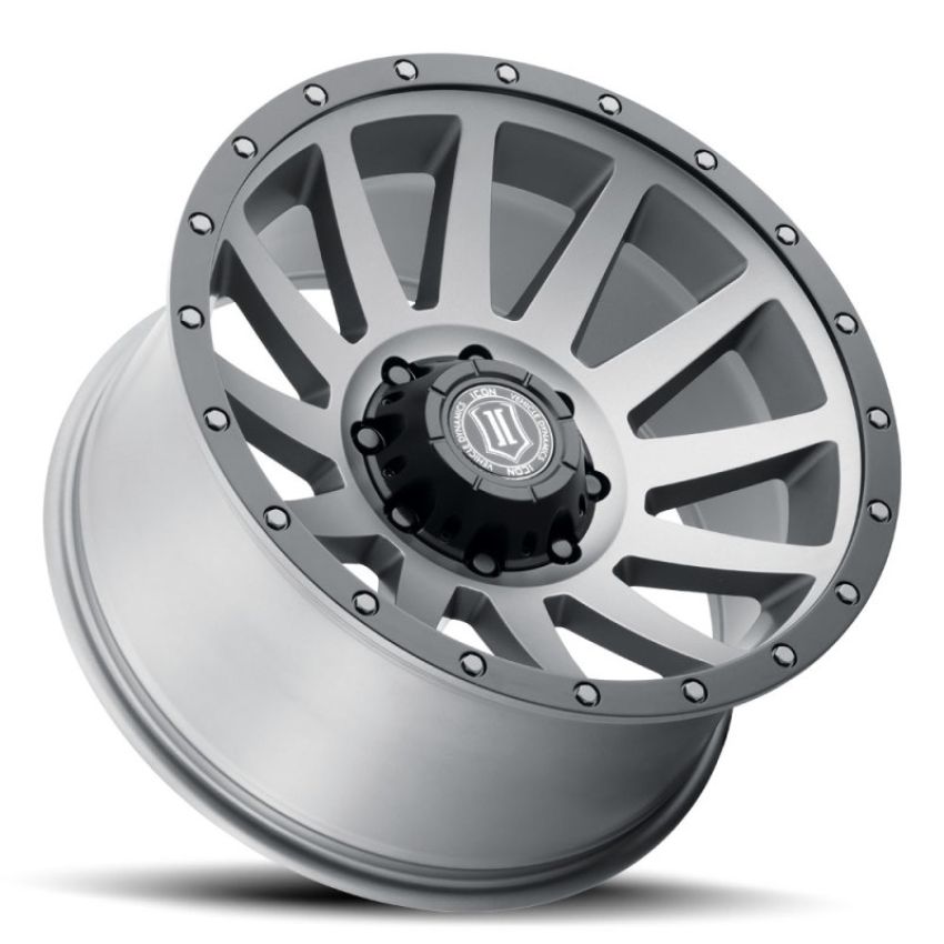 ICON 2020108047TT Compression 20x10 8x6.5 -19mm Offset 4.75in BS 121.4mm Bore Titanium Wheel