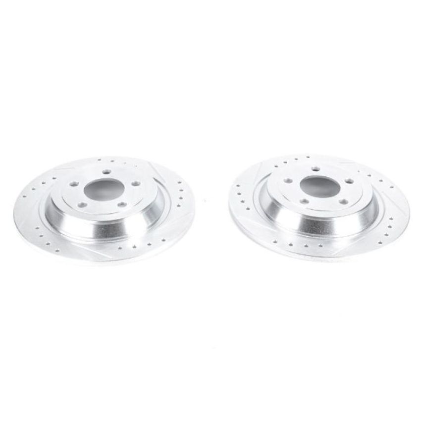 PowerStop AR85161XPR PowerStop Evolution Performance Drilled, Slotted & Plated Brake Rotor Pair