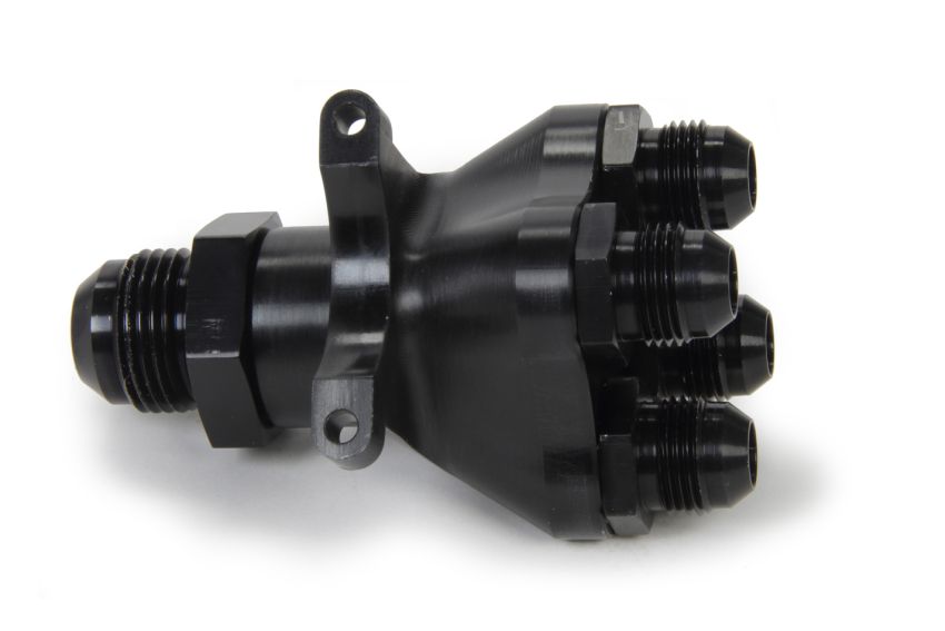PETERSON FLUID PTR10-1080 5-Way Billet Manifold 12 x 8 x 8 x 8 x 8