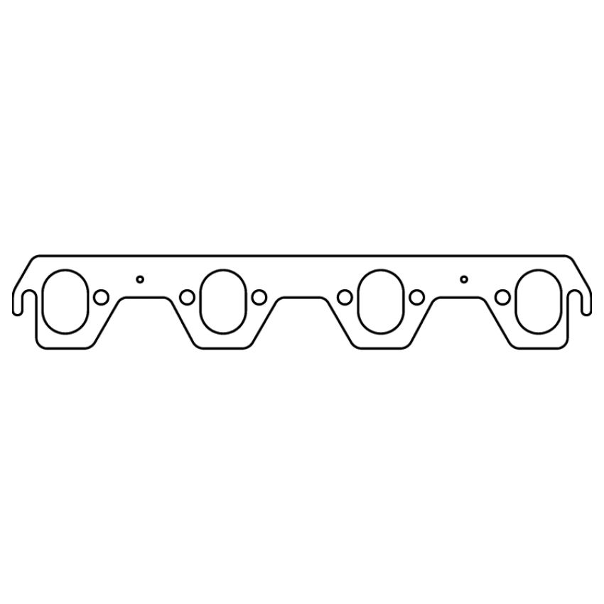 Cometic Gasket C5154 Cometic Ford Windsor V8 .043in Copper Exhaust Manifold Gasket Set - 1.750in x 1.270in Oval Port