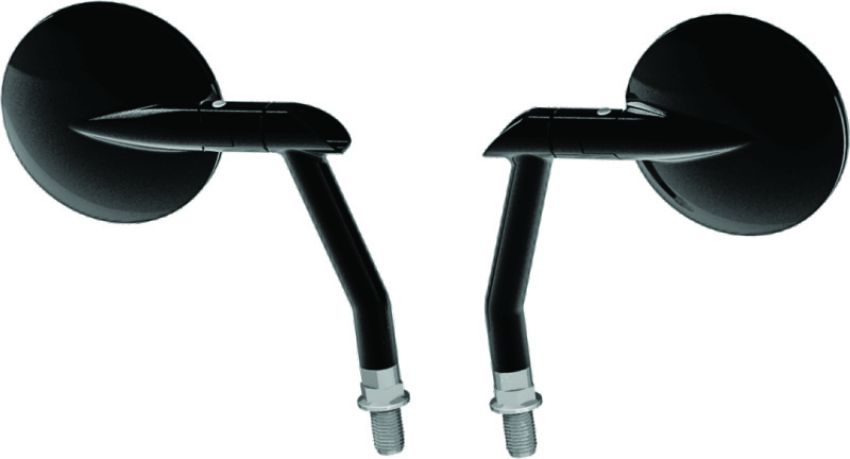 Burly Brand B16-1501B Hot Rod Mirror Set - Black